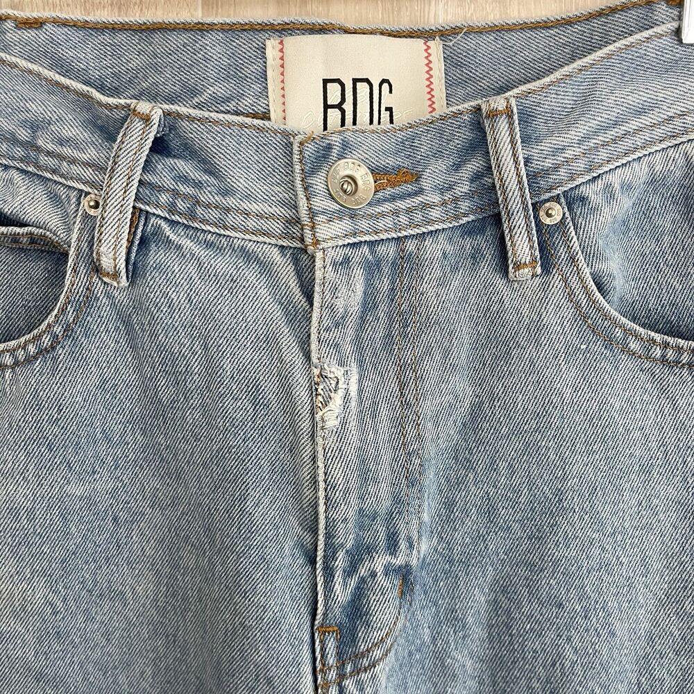 BDG Urban Outfitters Baggy Skate Fit Jeans Men's 32x30 Naturally Distressed Blue - Picture 3 of 16